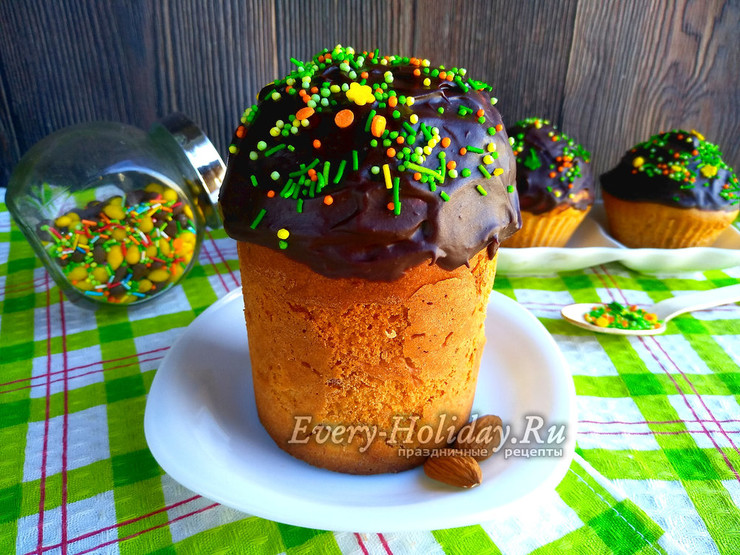 Миндальный кулич